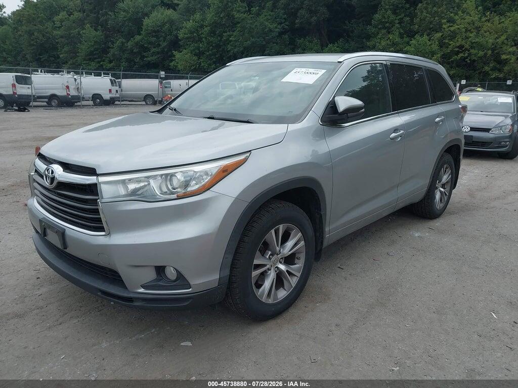 5TDJKRFH4FS129347 2015 TOYOTA HIGHLANDER photo no. 2