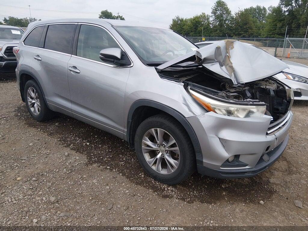 5TDBKRFH5FS161714 2015 TOYOTA HIGHLANDER photo no. 1
