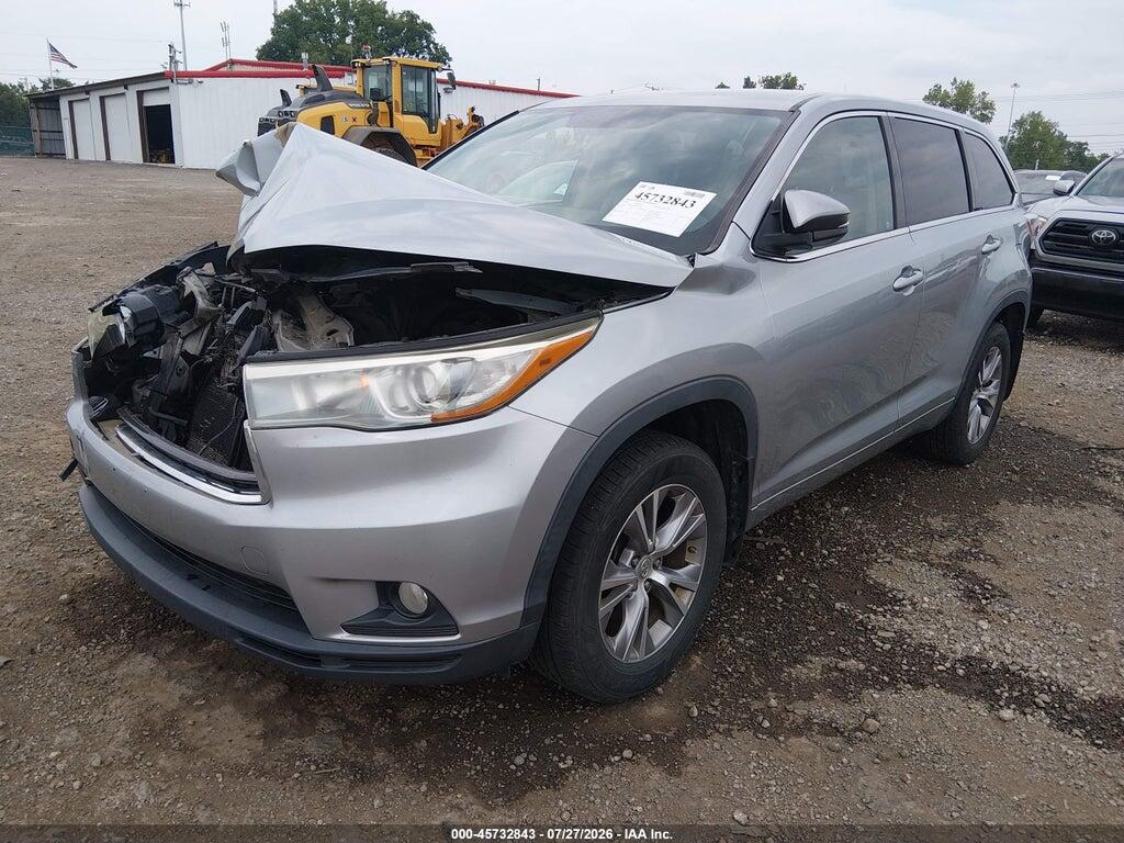 5TDBKRFH5FS161714 2015 TOYOTA HIGHLANDER photo no. 2