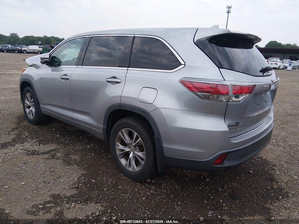 5TDBKRFH5FS161714 2015 TOYOTA HIGHLANDER photo no. 3
