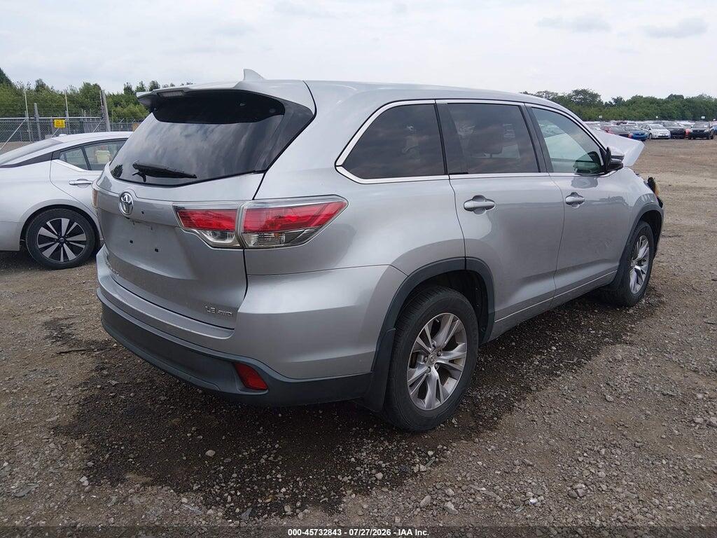 5TDBKRFH5FS161714 2015 TOYOTA HIGHLANDER photo no. 4