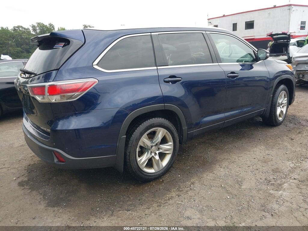 5TDDKRFHXFS223889 2015 TOYOTA HIGHLANDER photo no. 4