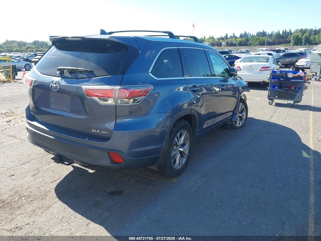 5TDJKRFH3FS147578 2015 TOYOTA HIGHLANDER photo no. 4