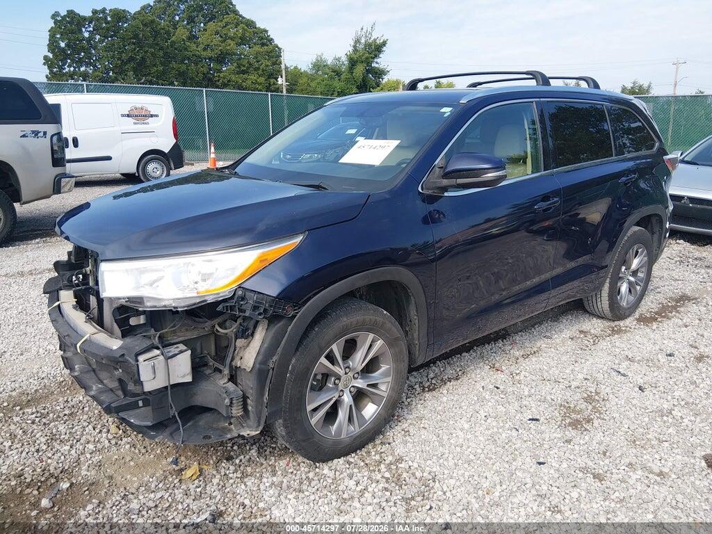 5TDKKRFH0FS110380 2015 TOYOTA HIGHLANDER photo no. 2