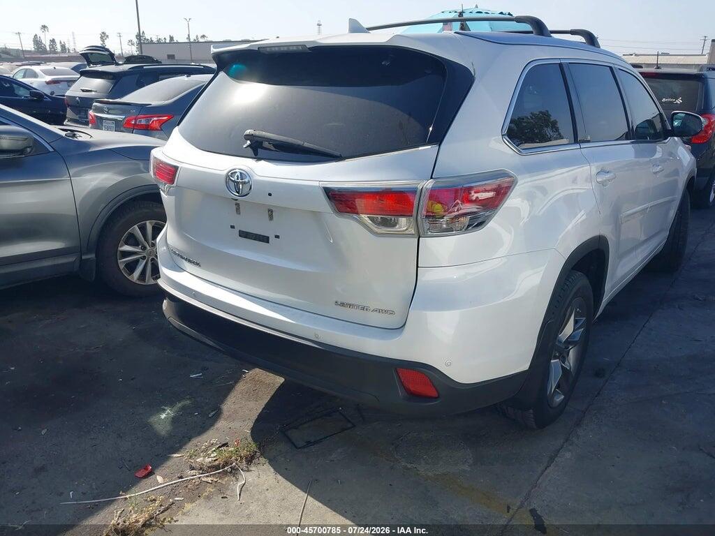 5TDDKRFH6FS223310 2015 TOYOTA HIGHLANDER photo no. 4