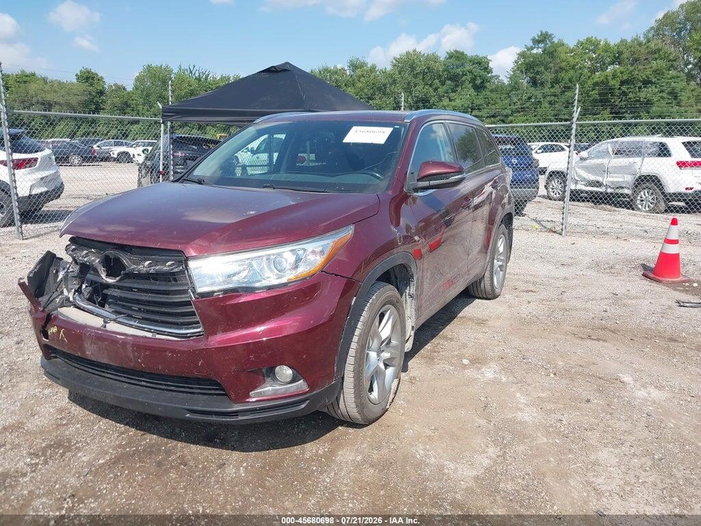 5TDDKRFHXFS168599 2015 TOYOTA HIGHLANDER photo no. 2