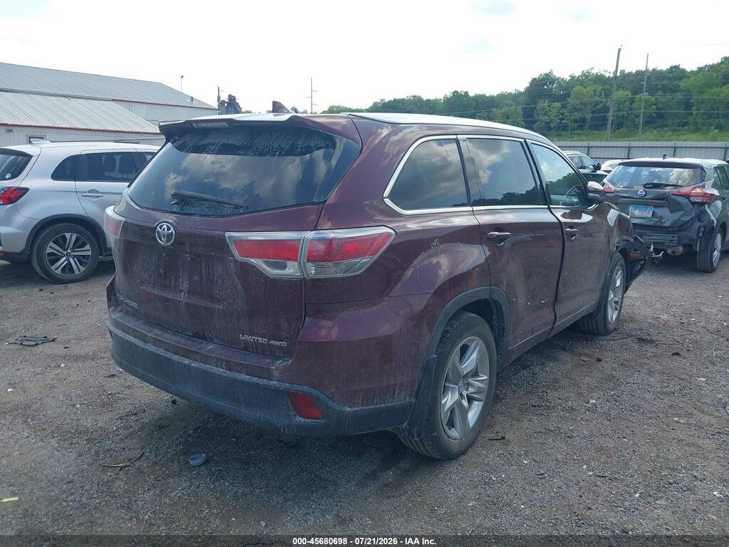 5TDDKRFHXFS168599 2015 TOYOTA HIGHLANDER photo no. 4