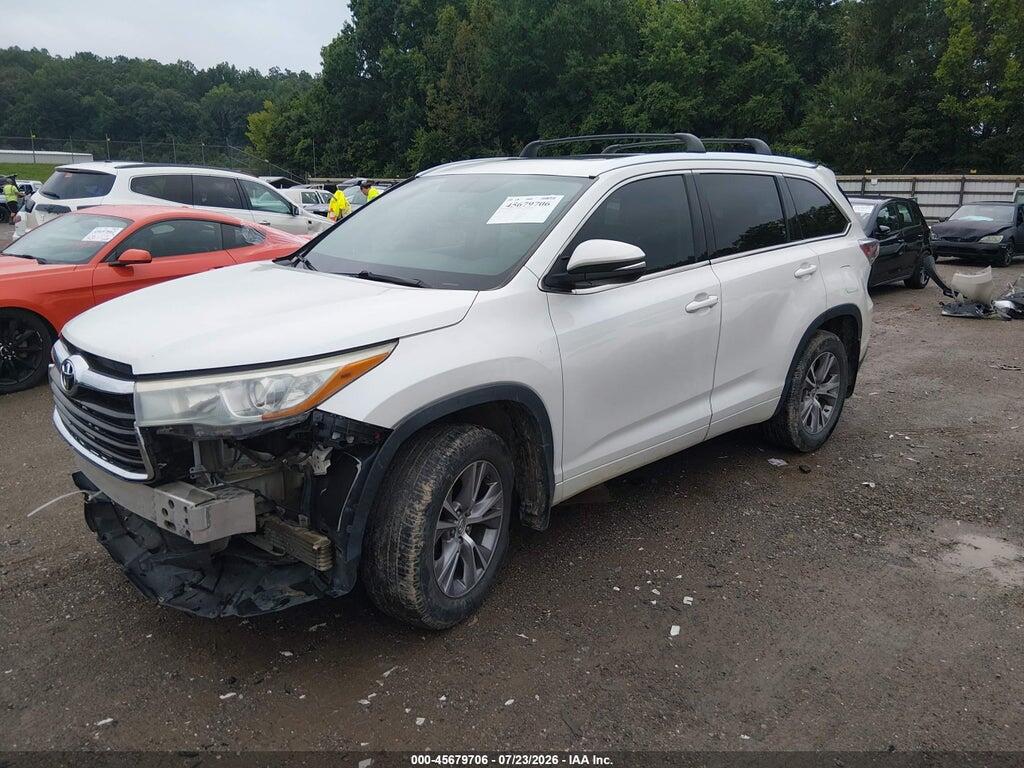 5TDJKRFH9FS189334 2015 TOYOTA HIGHLANDER photo no. 2