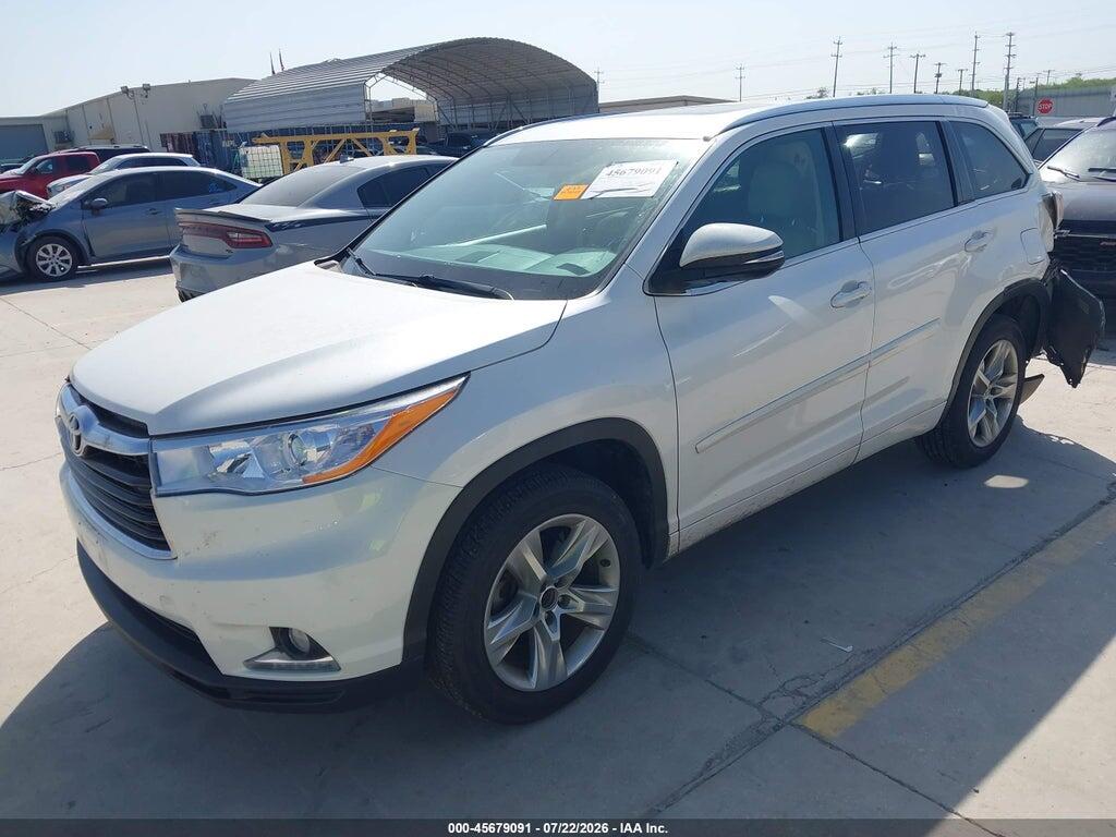 5TDYKRFH8FS115594 2015 TOYOTA HIGHLANDER photo no. 2