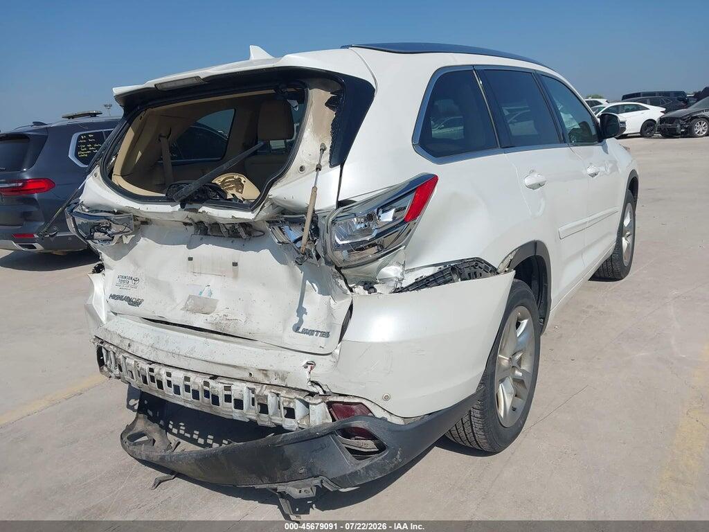 5TDYKRFH8FS115594 2015 TOYOTA HIGHLANDER photo no. 4
