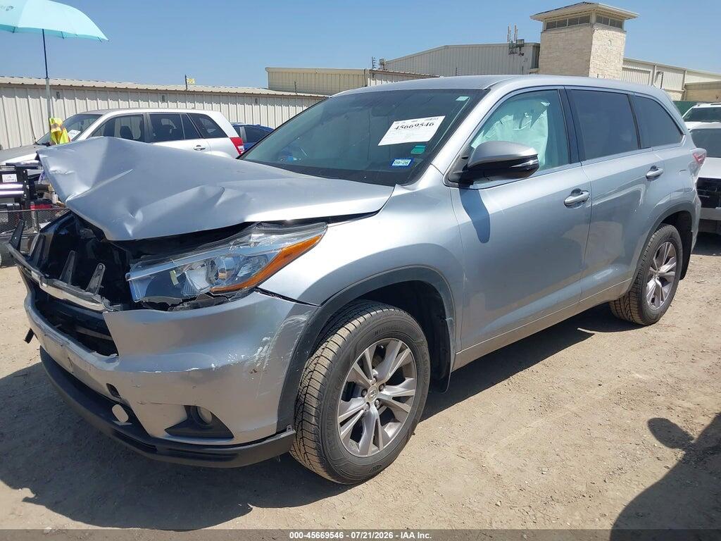 5TDBKRFH7FS080908 2015 TOYOTA HIGHLANDER photo no. 2