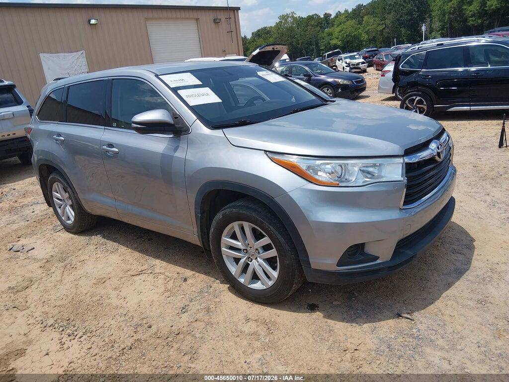 5TDBKRFH3FS095762 2015 TOYOTA HIGHLANDER photo no. 1