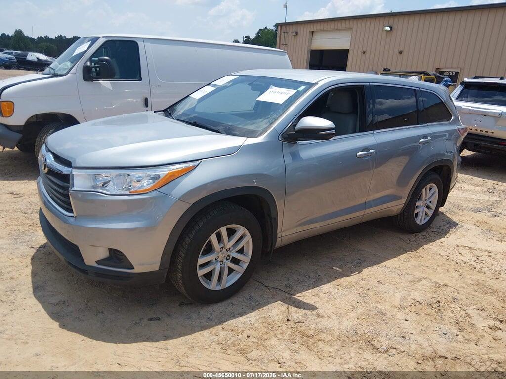5TDBKRFH3FS095762 2015 TOYOTA HIGHLANDER photo no. 2