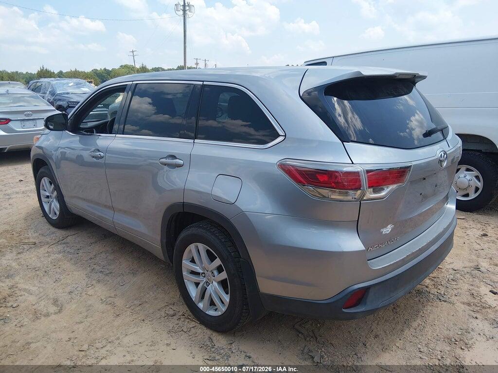 5TDBKRFH3FS095762 2015 TOYOTA HIGHLANDER photo no. 3