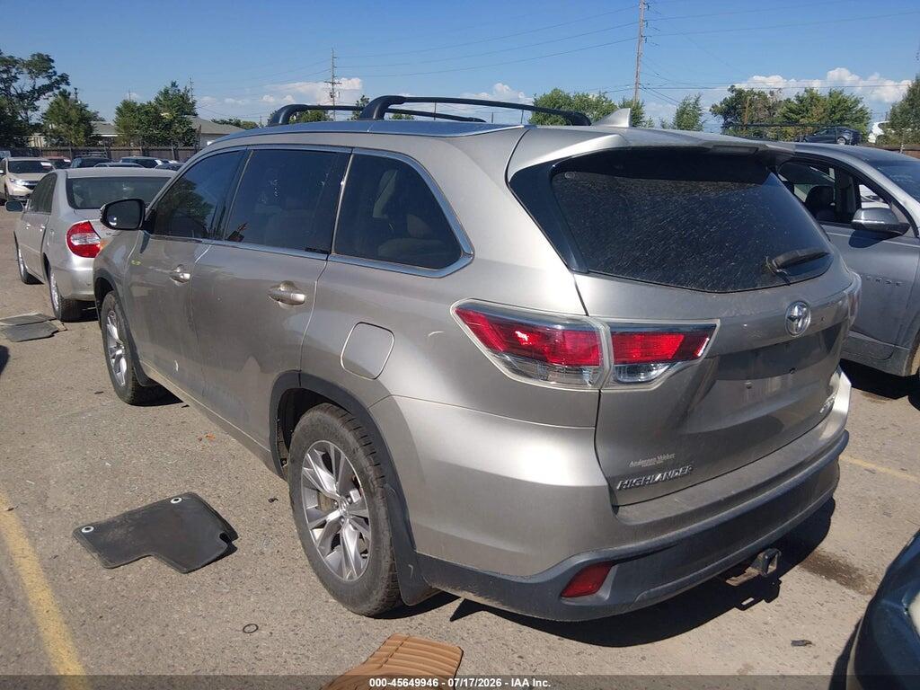 5TDJKRFH2FS198960 2015 TOYOTA HIGHLANDER photo no. 3