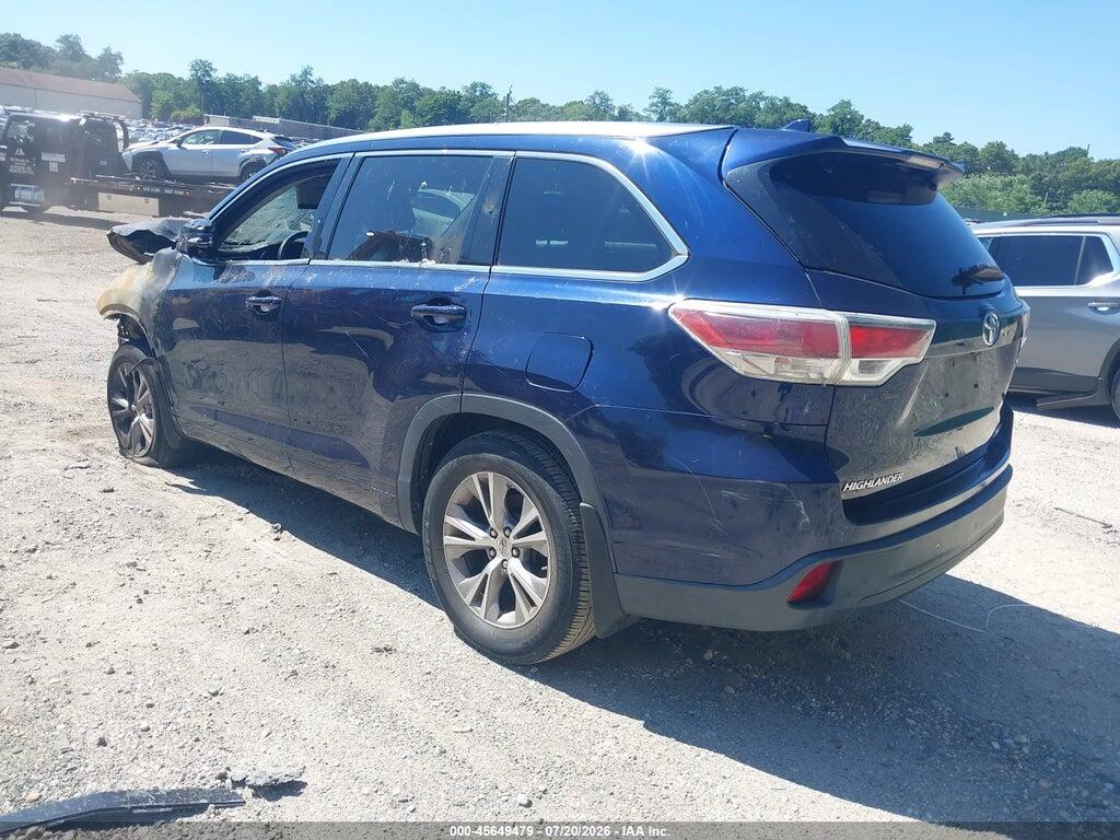 5TDJKRFH9FS073230 2015 TOYOTA HIGHLANDER photo no. 3