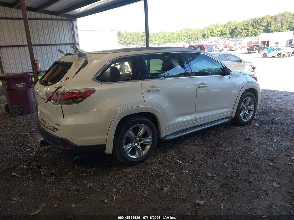 5TDYKRFH7FS104280 2015 TOYOTA HIGHLANDER photo no. 4