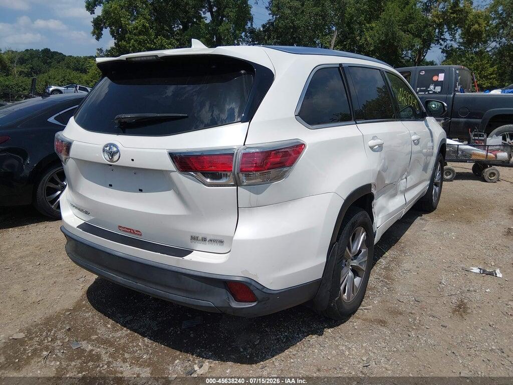 5TDJKRFH0FS076663 2015 TOYOTA HIGHLANDER photo no. 4