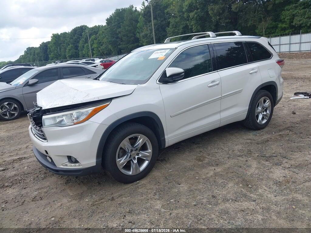 5TDYKRFH4FS065955 2015 TOYOTA HIGHLANDER photo no. 2