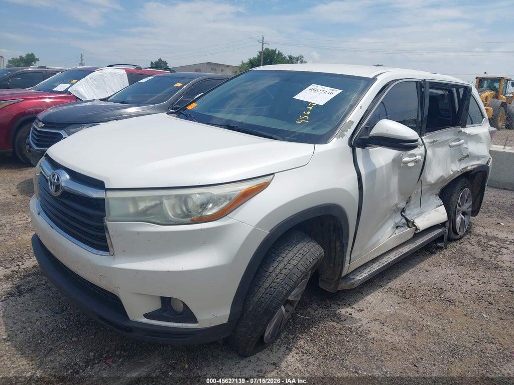 5TDZKRFH4FS085434 2015 TOYOTA HIGHLANDER photo no. 2