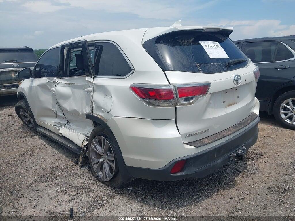 5TDZKRFH4FS085434 2015 TOYOTA HIGHLANDER photo no. 3