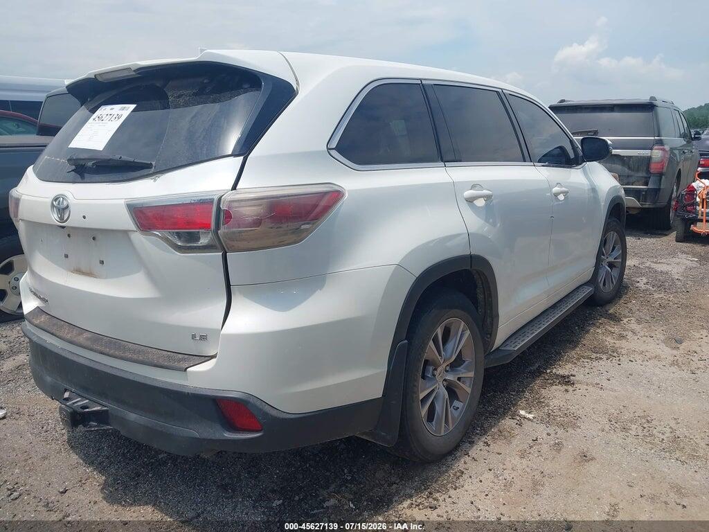 5TDZKRFH4FS085434 2015 TOYOTA HIGHLANDER photo no. 4