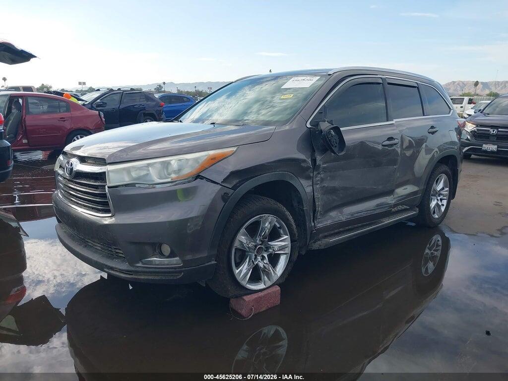 5TDDKRFH6FS073277 2015 TOYOTA HIGHLANDER photo no. 2