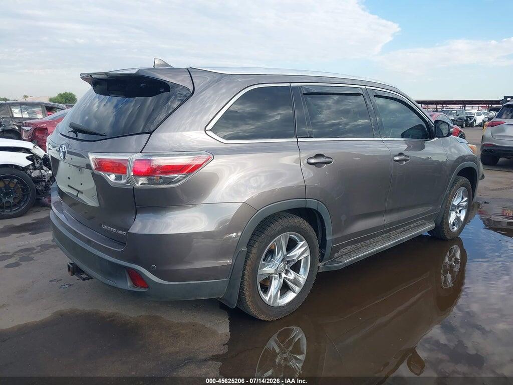 5TDDKRFH6FS073277 2015 TOYOTA HIGHLANDER photo no. 4