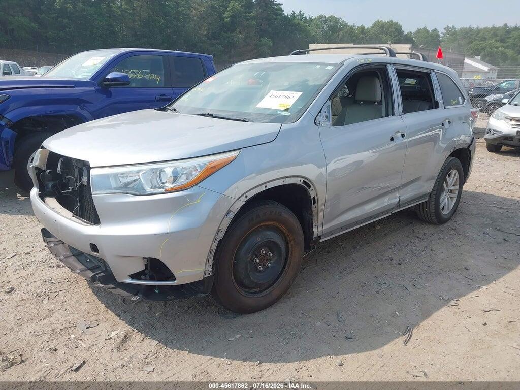 5TDBKRFH4FS158089 2015 TOYOTA HIGHLANDER photo no. 2
