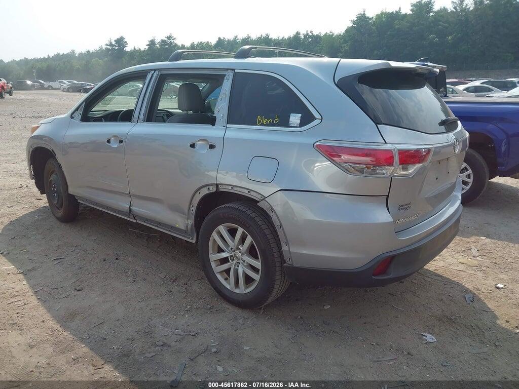 5TDBKRFH4FS158089 2015 TOYOTA HIGHLANDER photo no. 3