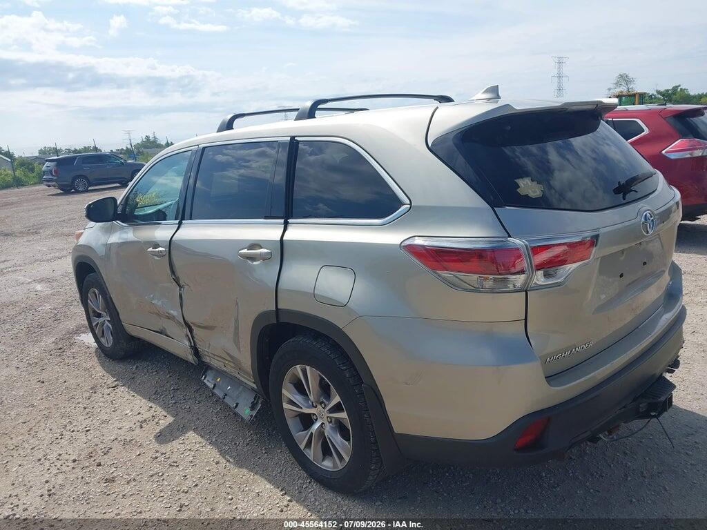 5TDBKRFH6FS204571 2015 TOYOTA HIGHLANDER photo no. 3