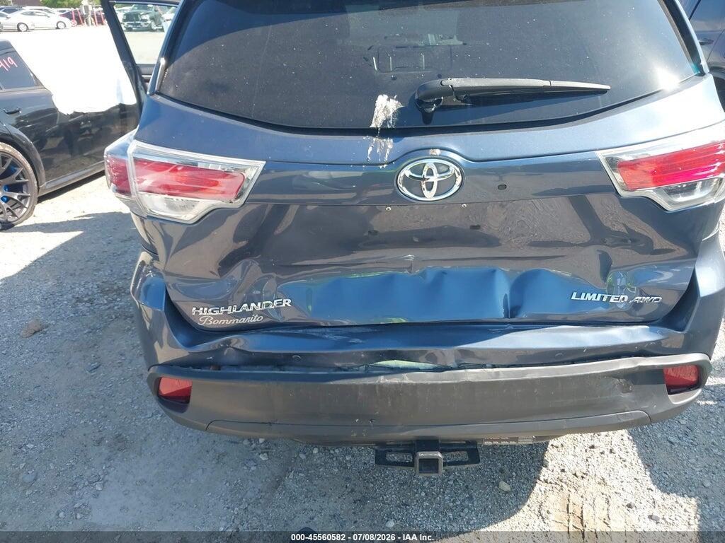 5TDDKRFH9FS184521 2015 TOYOTA HIGHLANDER photo no. 6