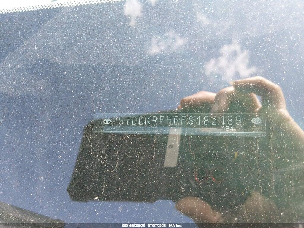 5TDDKRFH6FS182189 2015 TOYOTA HIGHLANDER photo no. 9