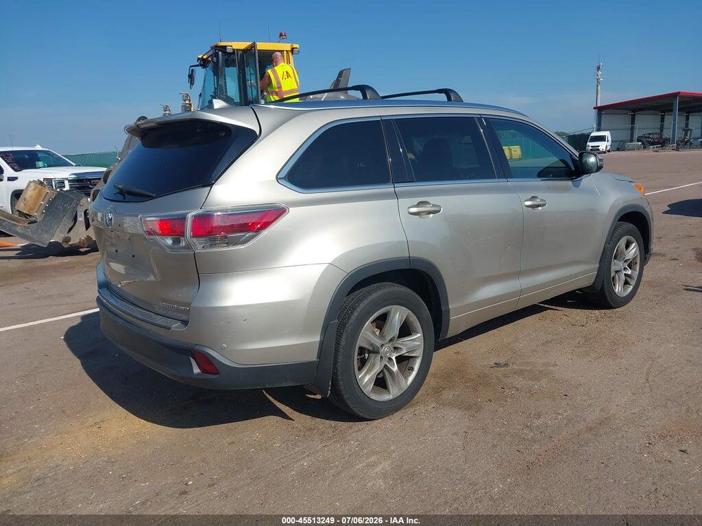 5TDDKRFH3FS185910 2015 TOYOTA HIGHLANDER photo no. 4