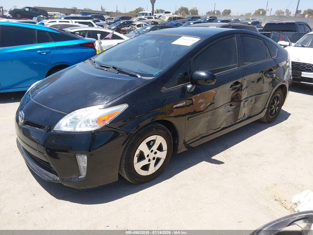 JTDKN3DU2F1960397 2015 TOYOTA PRIUS photo no. 2