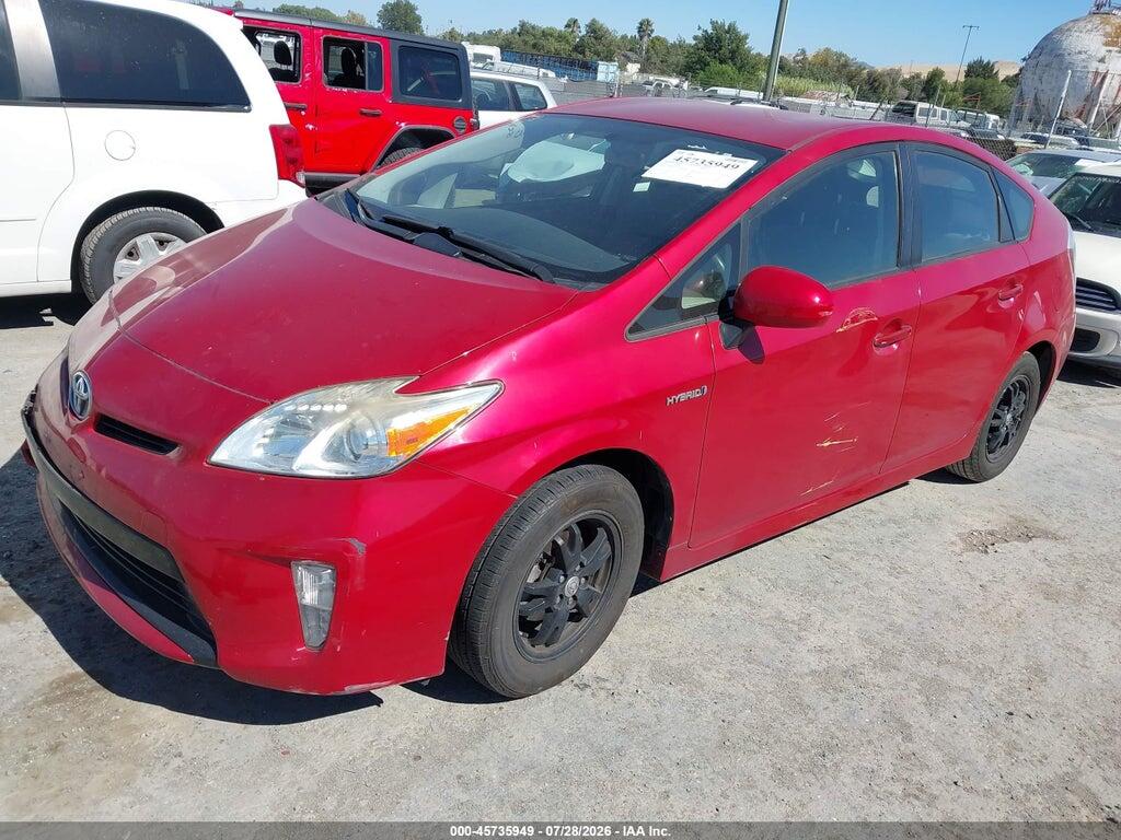 JTDKN3DU7F0430352 2015 TOYOTA PRIUS photo no. 2