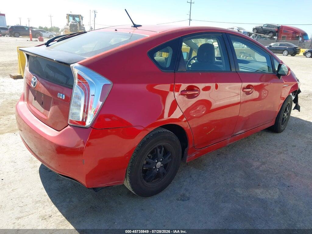 JTDKN3DU7F0430352 2015 TOYOTA PRIUS photo no. 4