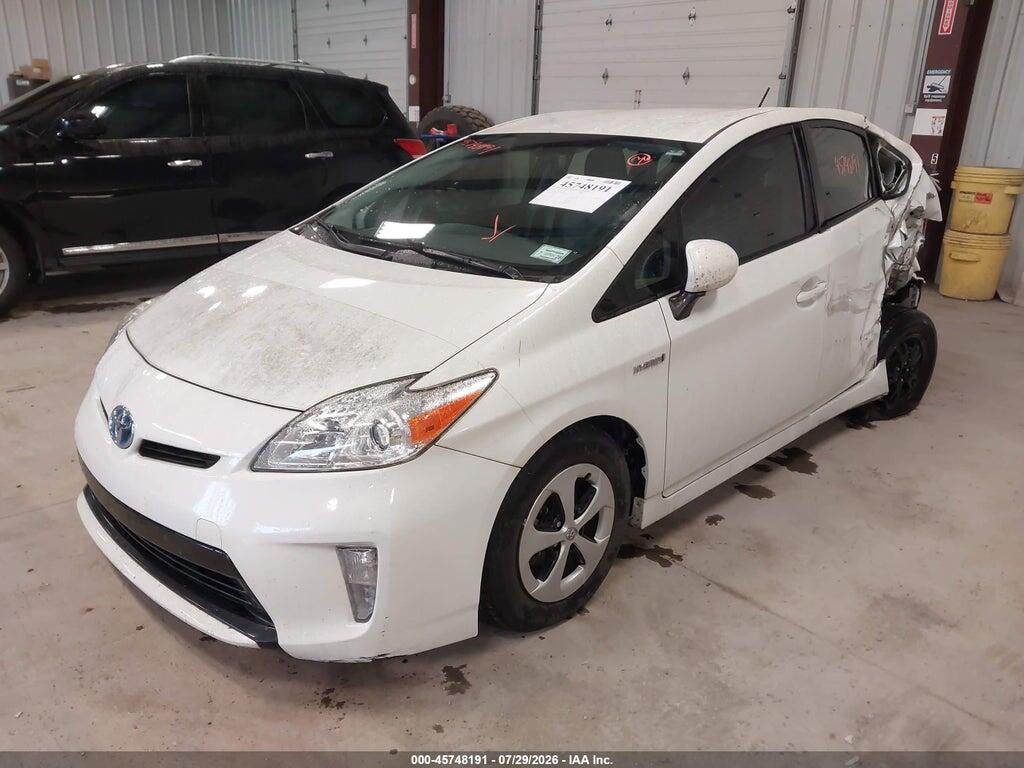 JTDKN3DU2F1960786 2015 TOYOTA PRIUS photo no. 2