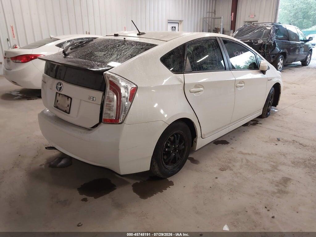 JTDKN3DU2F1960786 2015 TOYOTA PRIUS photo no. 4