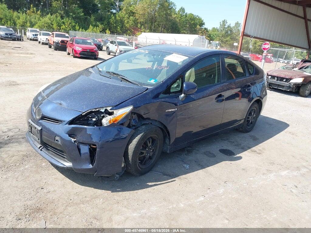 JTDKN3DU9F0427484 2015 TOYOTA PRIUS photo no. 2
