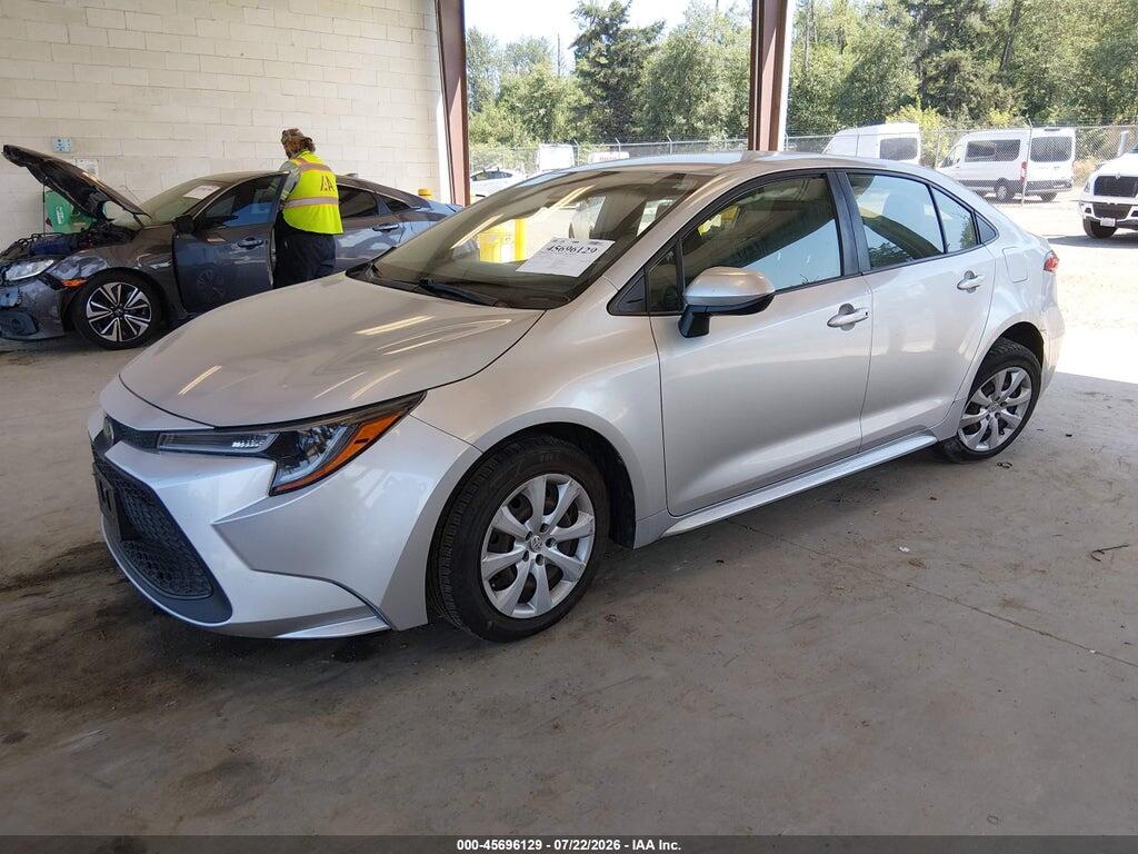JTDEPRAE4LJ079672 2020 TOYOTA COROLLA photo no. 2