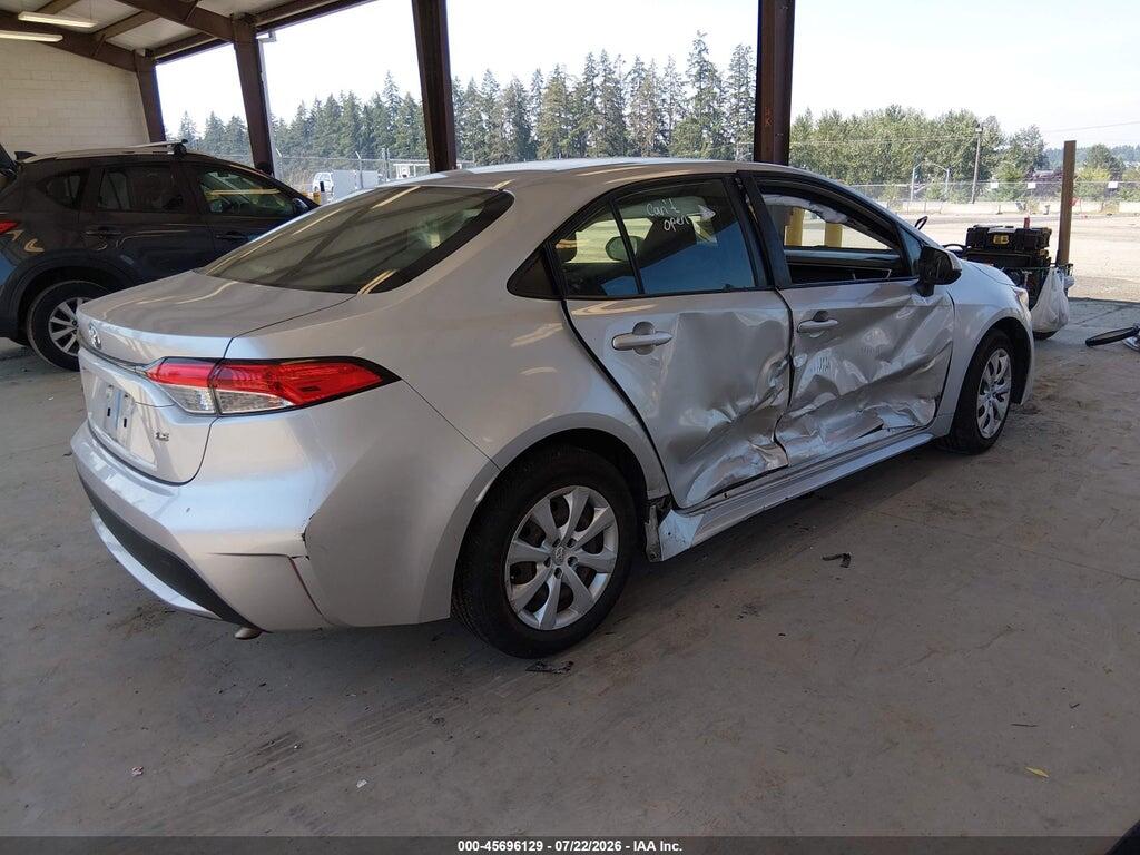 JTDEPRAE4LJ079672 2020 TOYOTA COROLLA photo no. 4