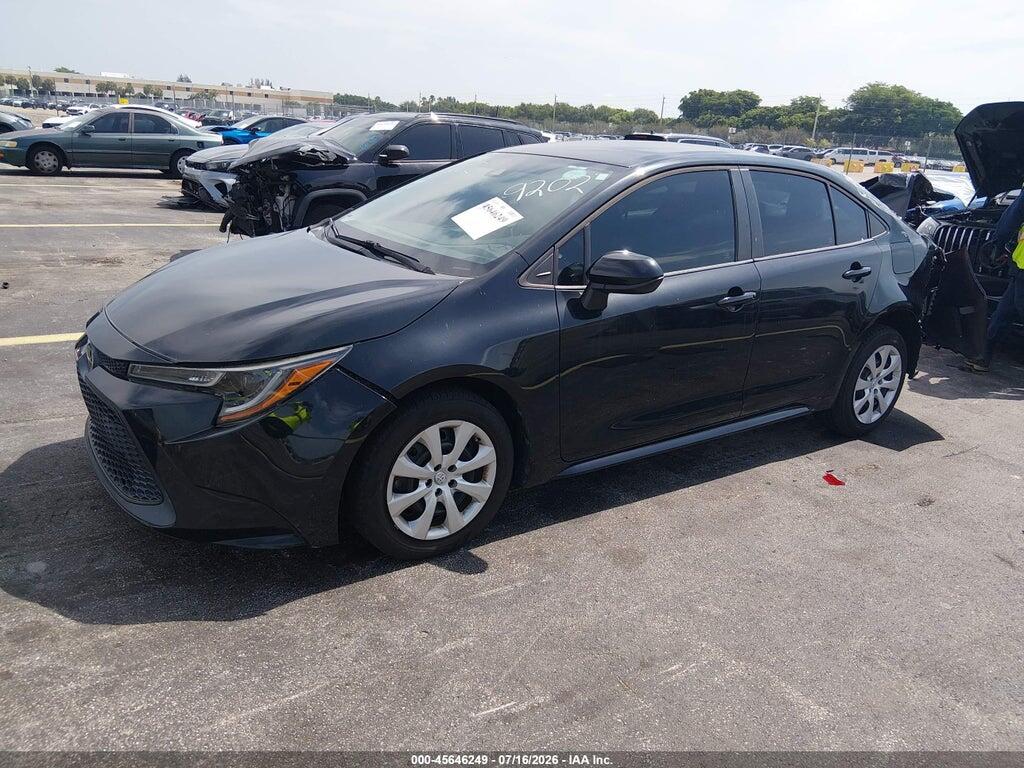 5YFEPRAE1LP089202 2020 TOYOTA COROLLA photo no. 2