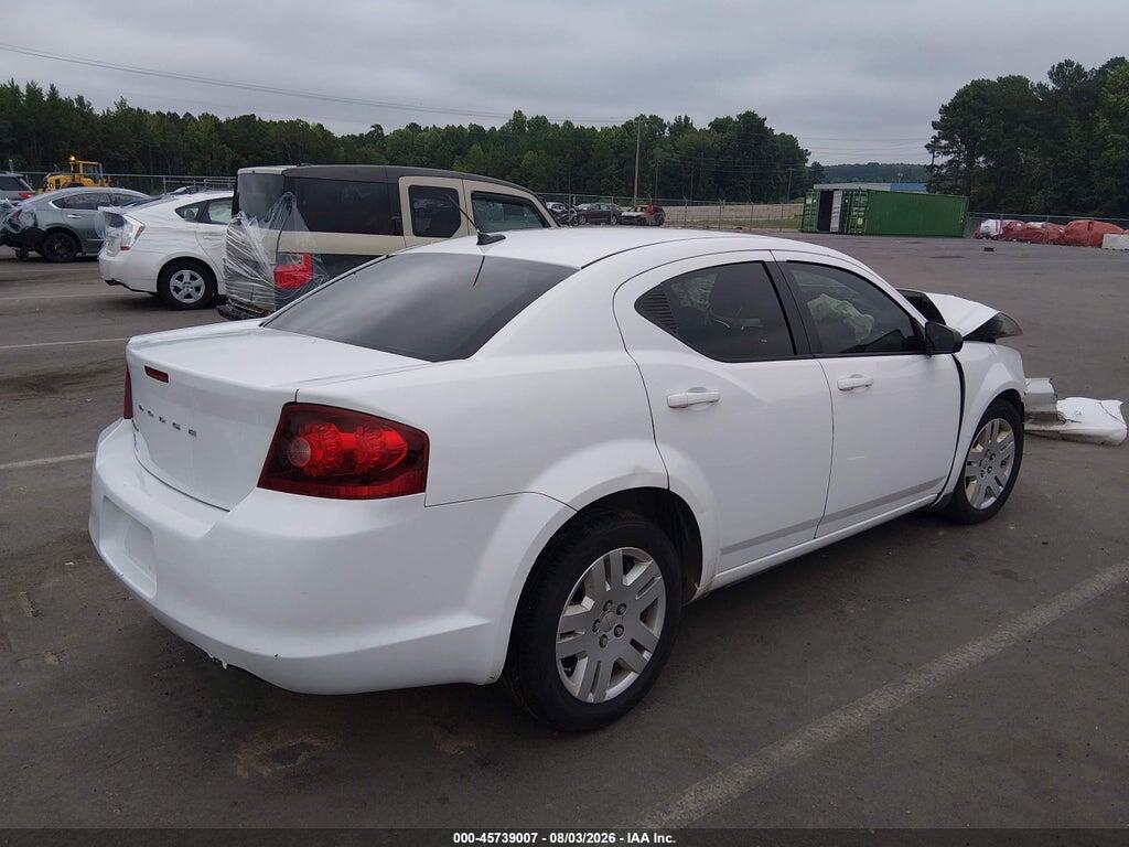 1C3CDZAB3EN170115 2014 DODGE AVENGER photo no. 4