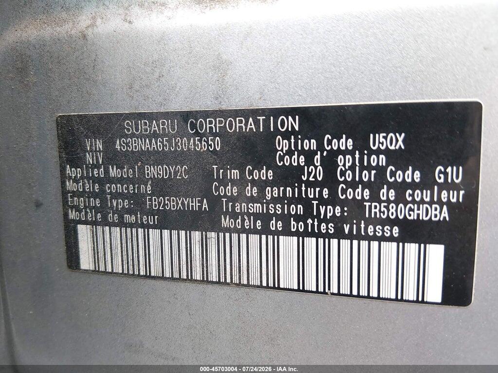 4S3BNAA65J3045650 2018 SUBARU LEGACY photo no. 9