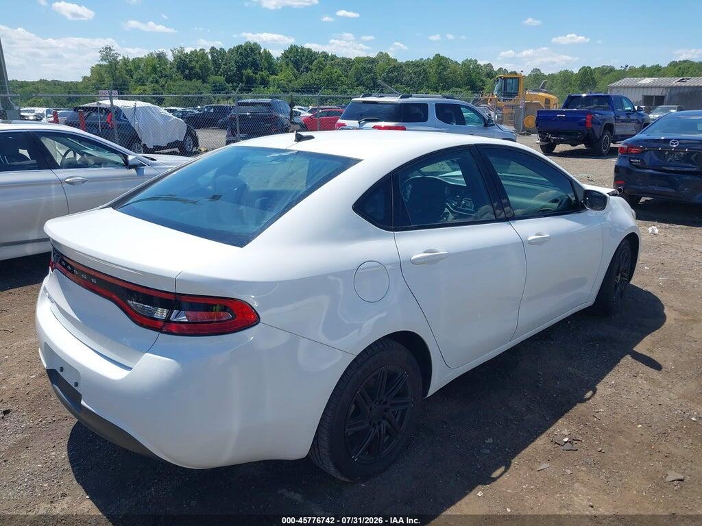 1C3CDFAA4GD505395 2016 DODGE DART photo no. 4