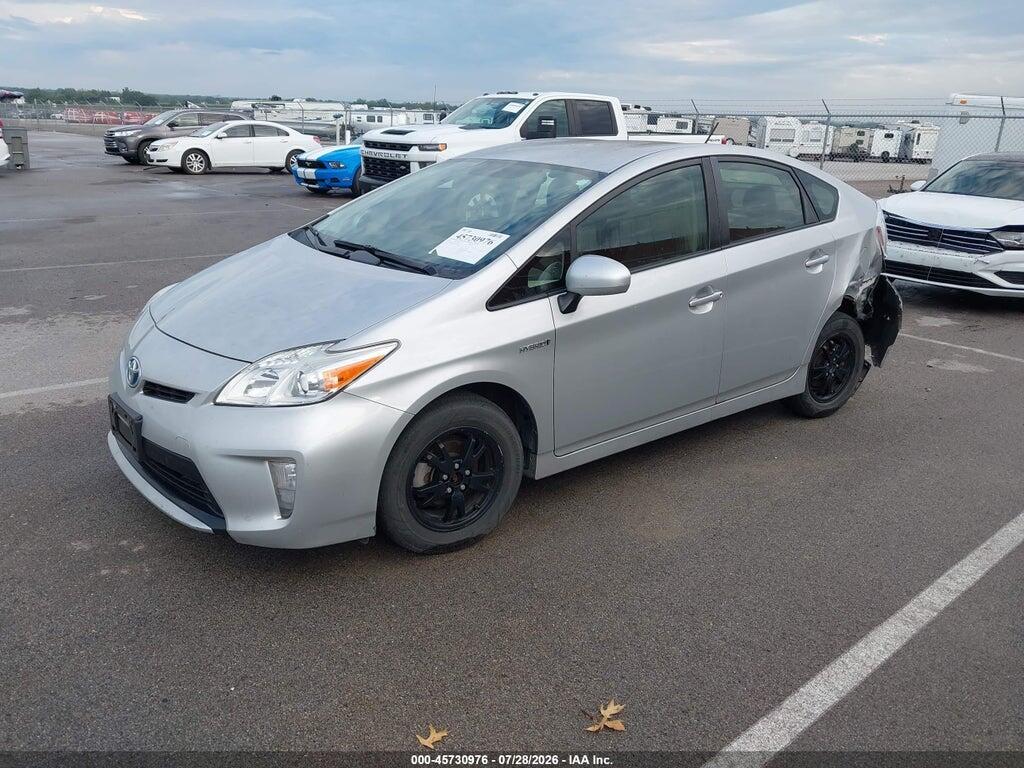JTDKN3DU9F0452109 2015 TOYOTA PRIUS photo no. 2