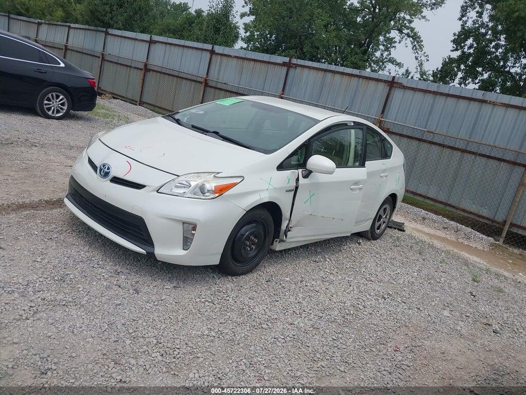 JTDKN3DU7F1898527 2015 TOYOTA PRIUS photo no. 2