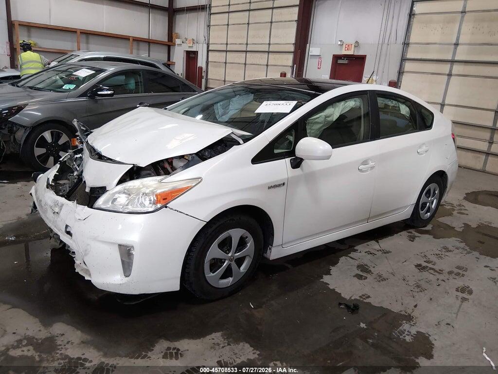 JTDKN3DUXF1998282 2015 TOYOTA PRIUS photo no. 2