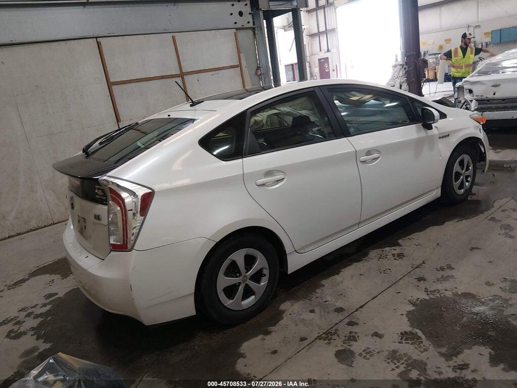 JTDKN3DUXF1998282 2015 TOYOTA PRIUS photo no. 4